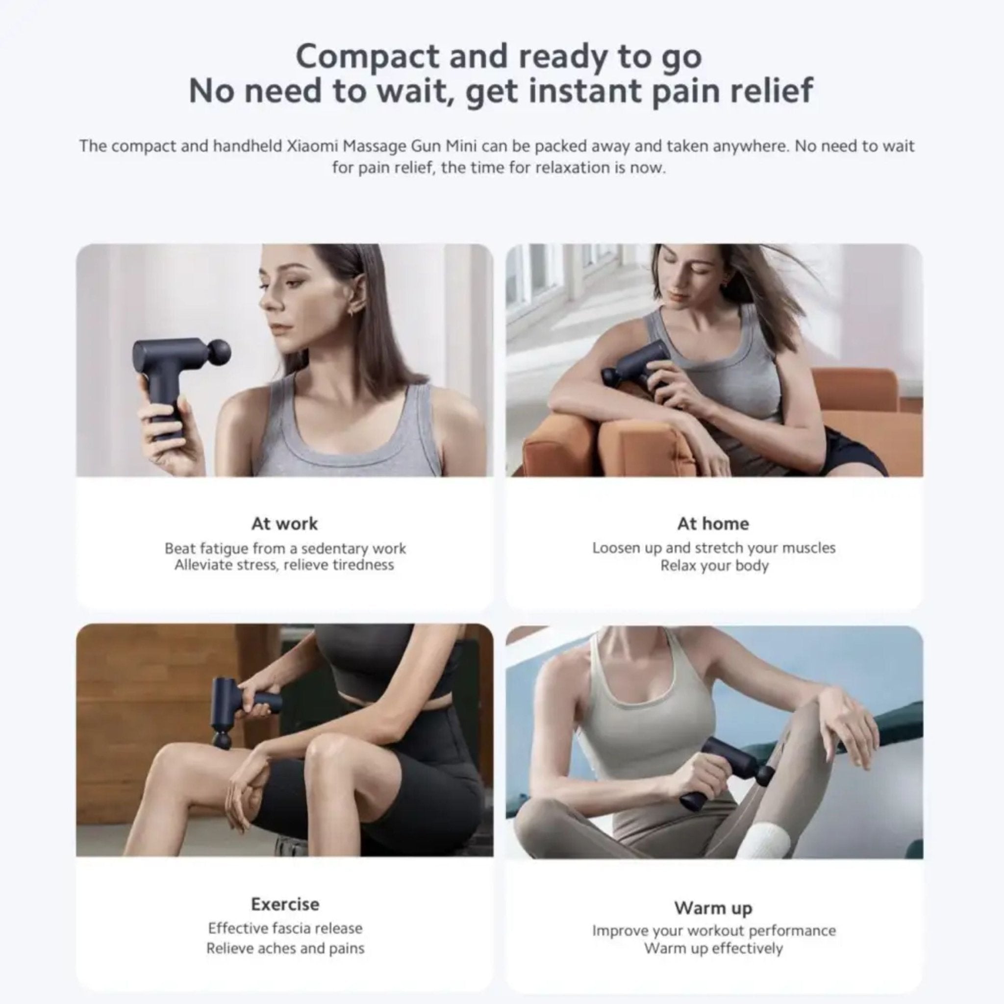 Xiaomi Mijia Massage Gun 3 Mini - Gray