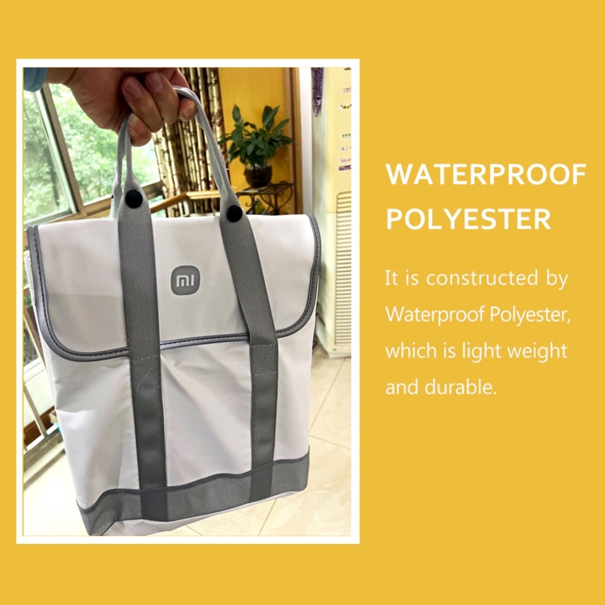 Xiaomi Mijia Polyester Backpack Waterproof Bag - White