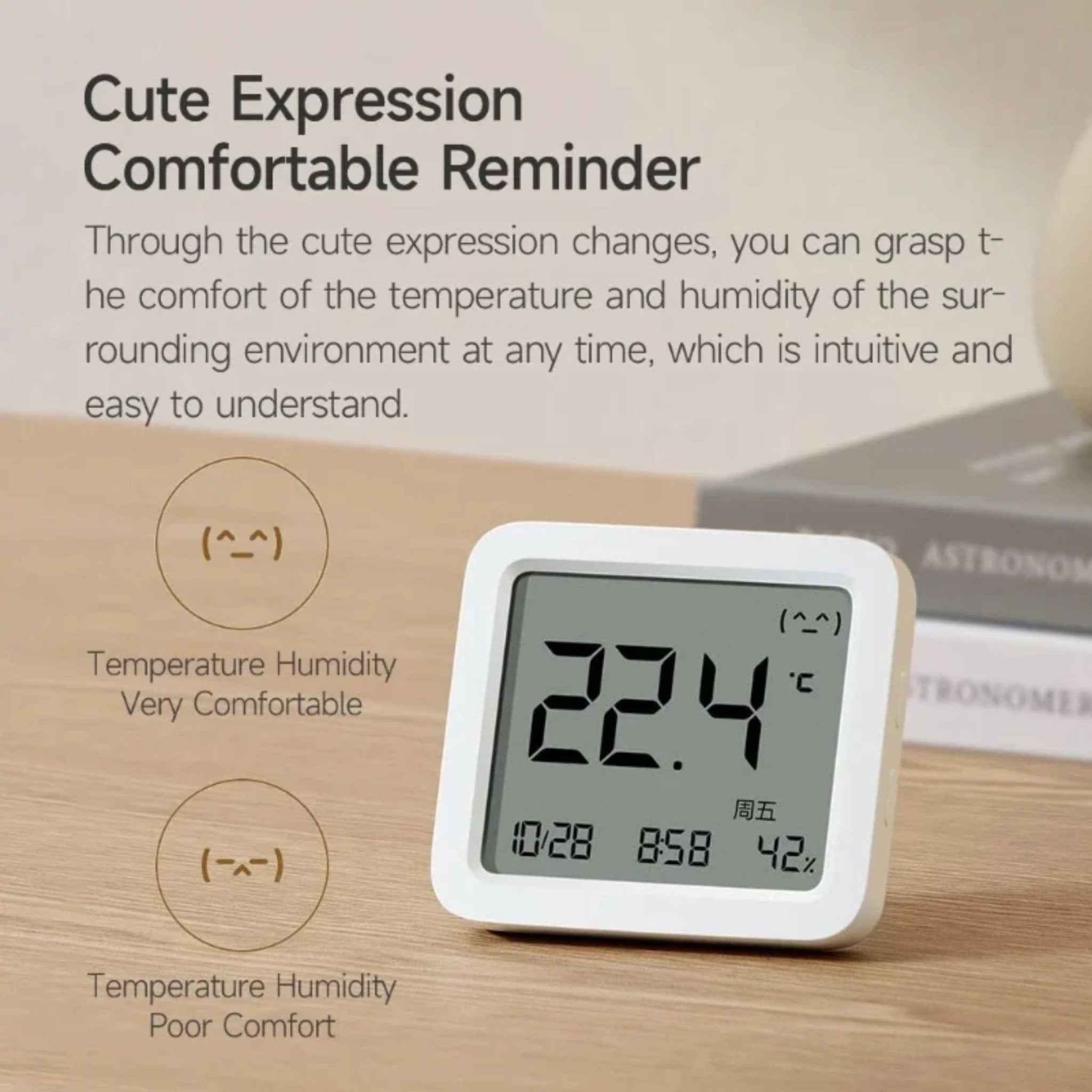 Xiaomi Mijia Smart Temperature and Humidity Monitor 3 - White