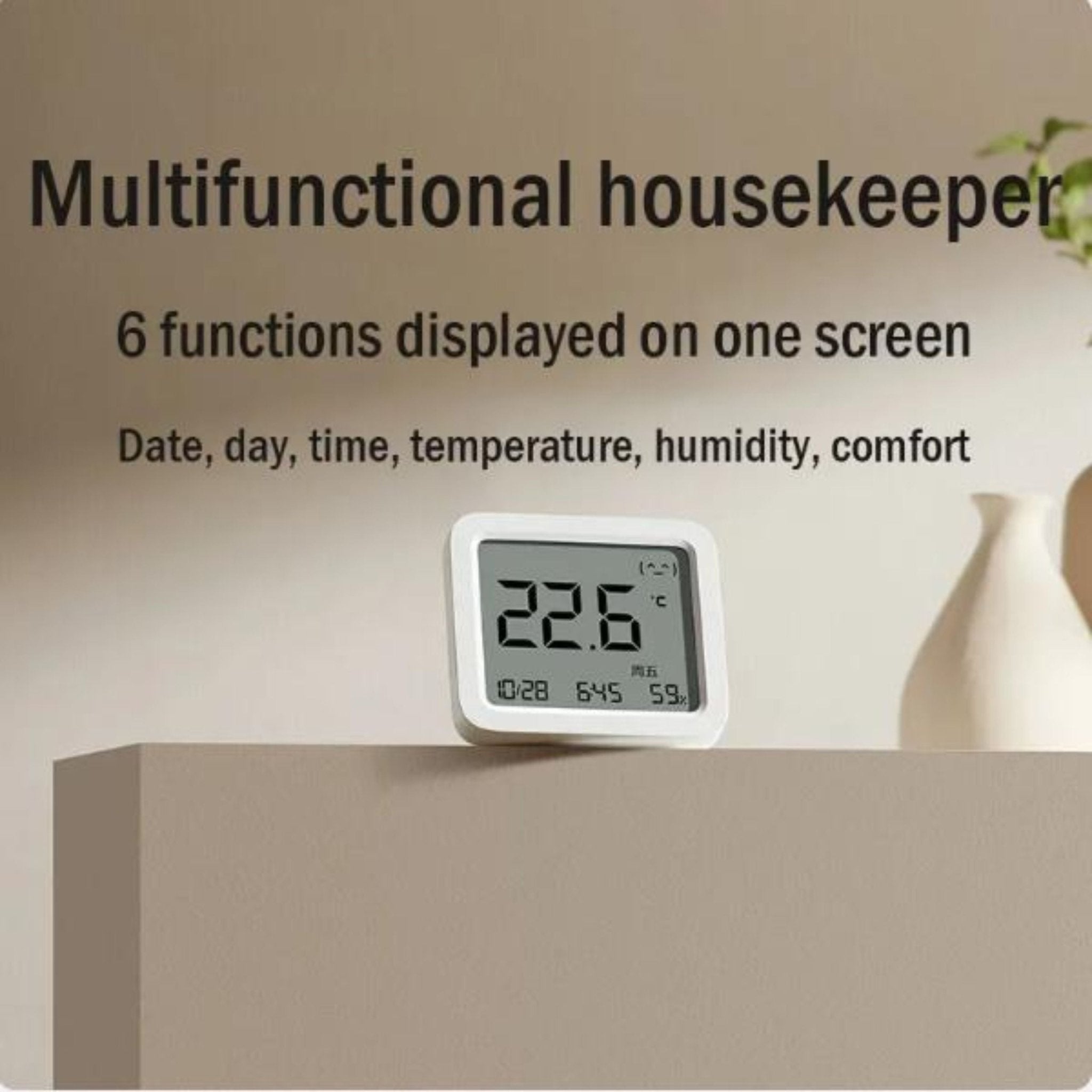 Xiaomi Mijia Smart Temperature and Humidity Monitor 3 - White