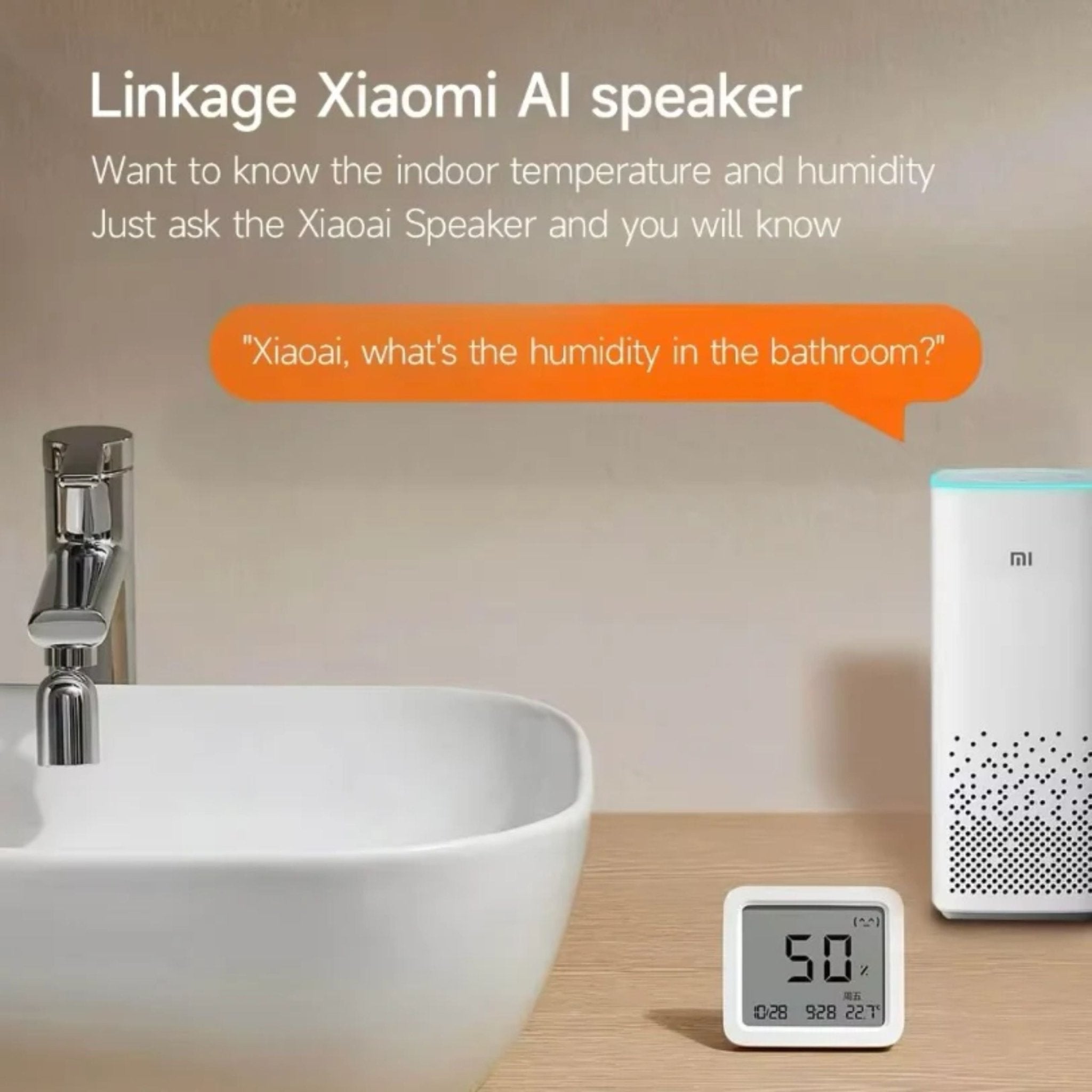 Xiaomi Mijia Smart Temperature and Humidity Monitor 3 - White