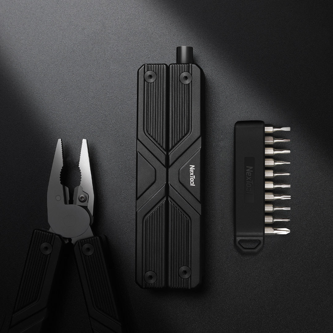 Xiaomi NexTool Gemini Electric Multi-functional Knife with Electric Screwdriver - Black