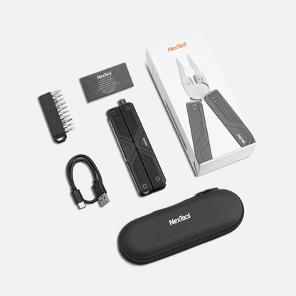 Xiaomi NexTool Gemini Electric Multi-functional Knife with Electric Screwdriver - Black