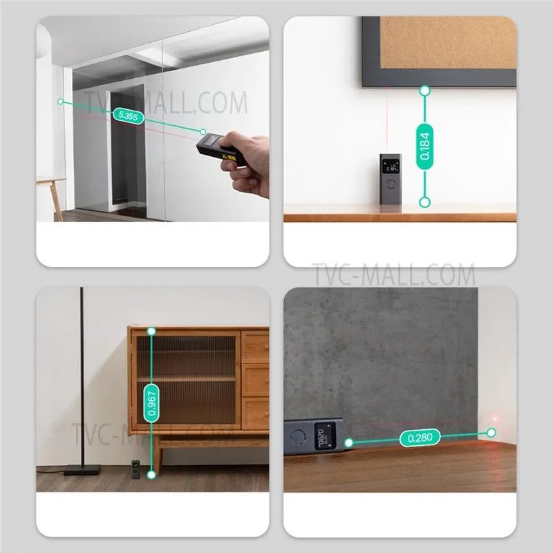 Xiaomi Portable Mini Smart Laser Distance Measuring Tool -Black