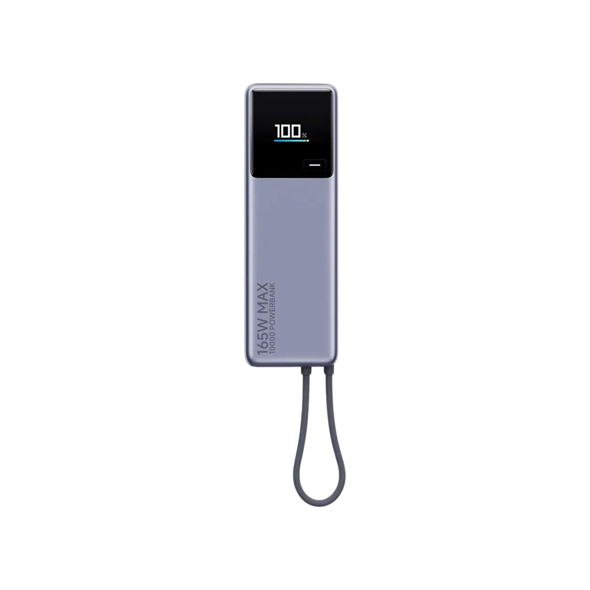 Xiaomi Power Bank 10000mAh 165W Integrated Cable Dual Ports USB-C - Gray