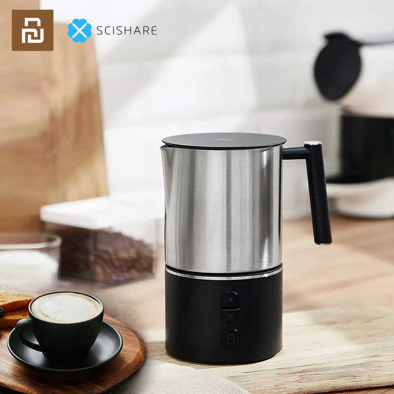Xiaomi Scishare S3101 Electric Milk Forthing Machine Diy Coffee - Black