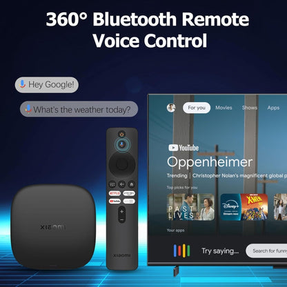 Xiaomi TV Box S Android 3rd Gen 4K Ultra HD MDZ-32-AA - Black ( 1 Year Plan )