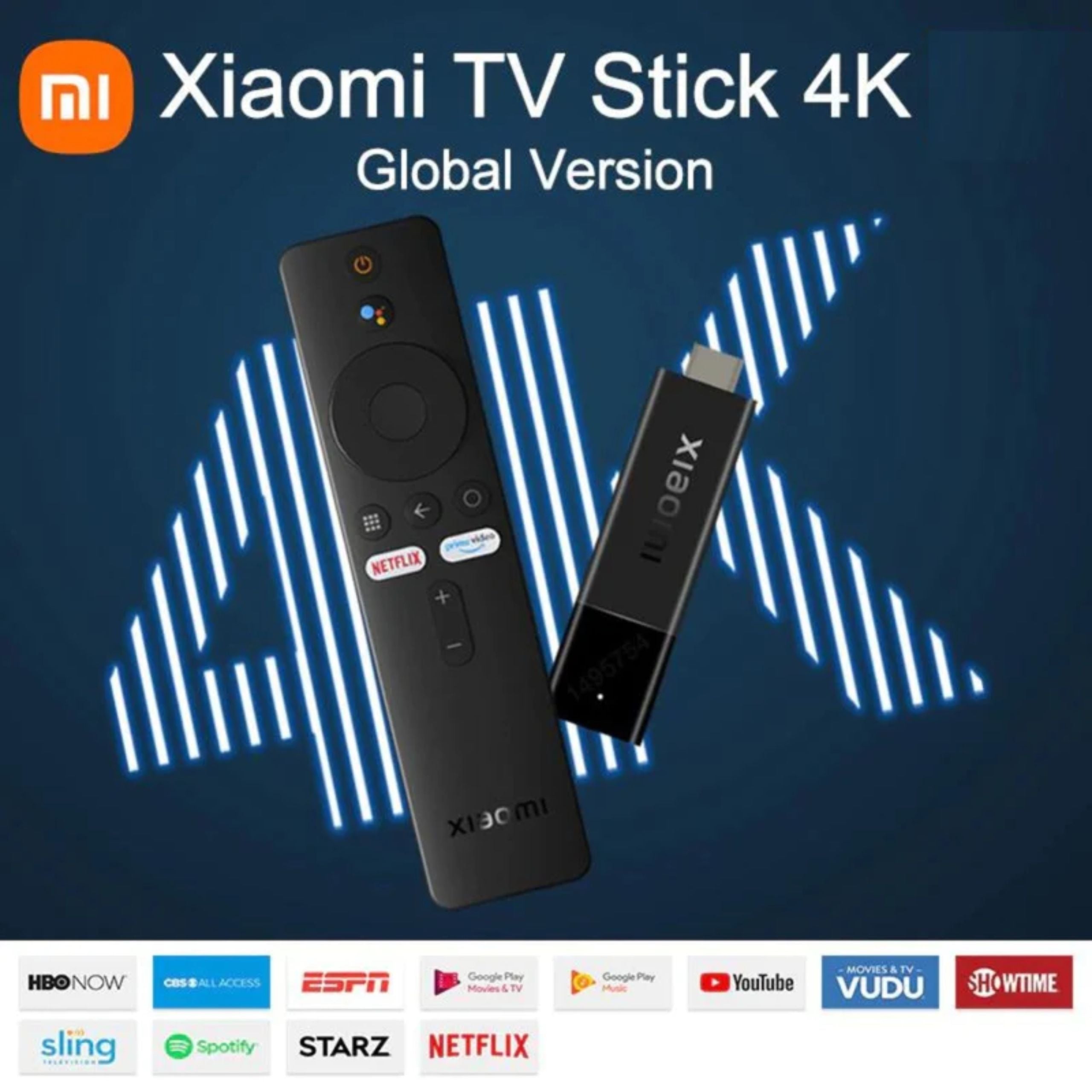 Xiaomi Android TV Stick 4K 2GB RAM 8GB - MDZ-27-AA 