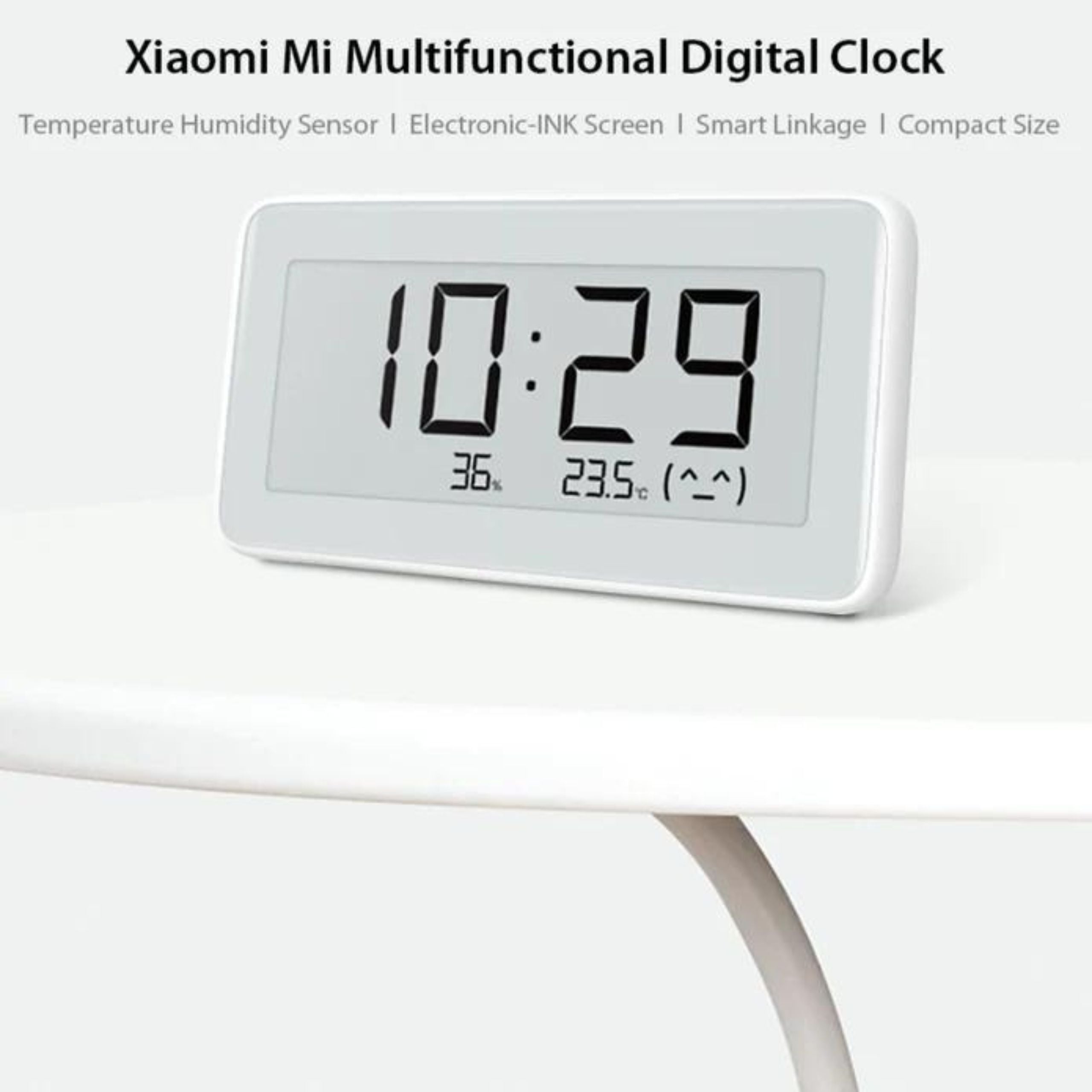 Xiaomi Temperature and Humidity Monitor Clock - White