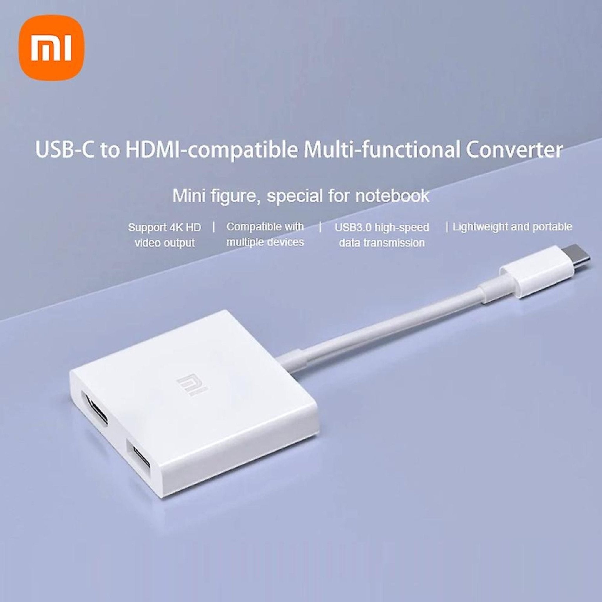 Xiaomi USB Type-C to HDMI Multiport Adapter ZJQ01TM - White