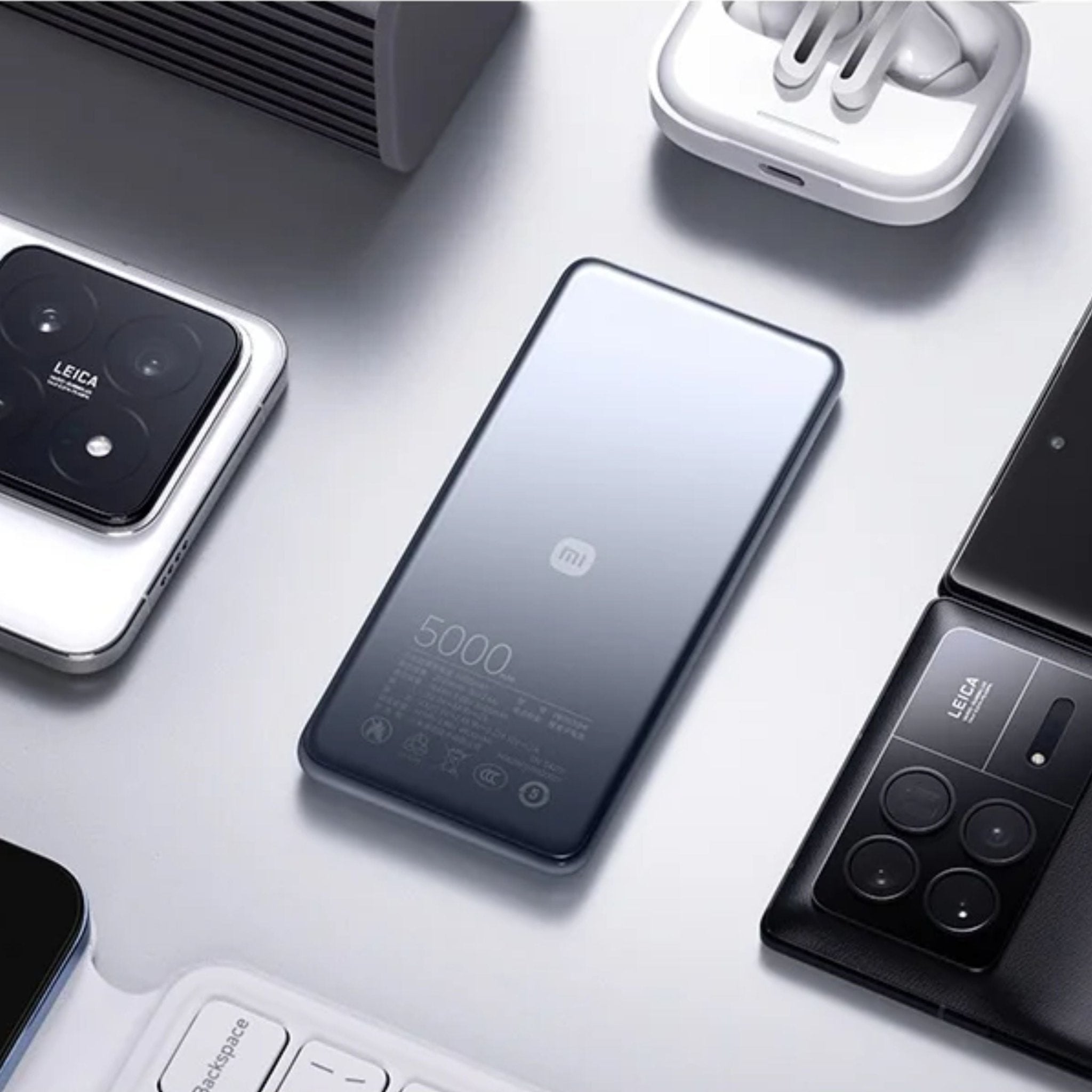 Xiaomi Ultra Slim Power Bank 5000mAh - Gray