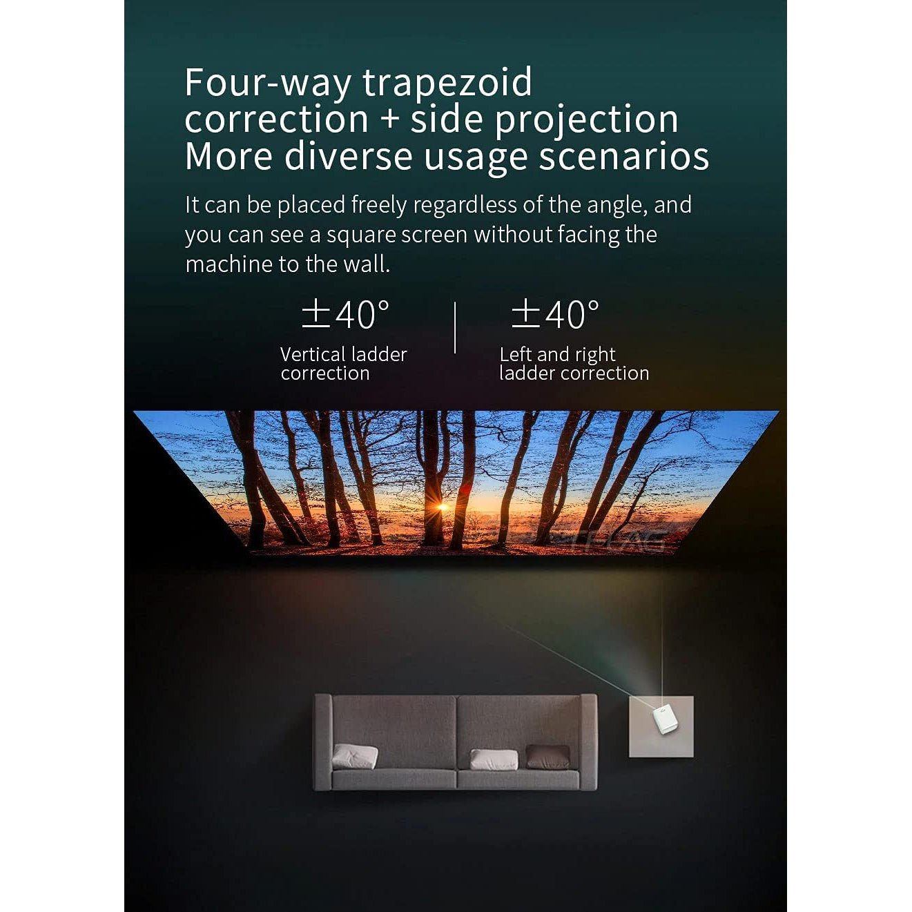 Xiaomi Youpin Wanbo Portable Projector T2 Free