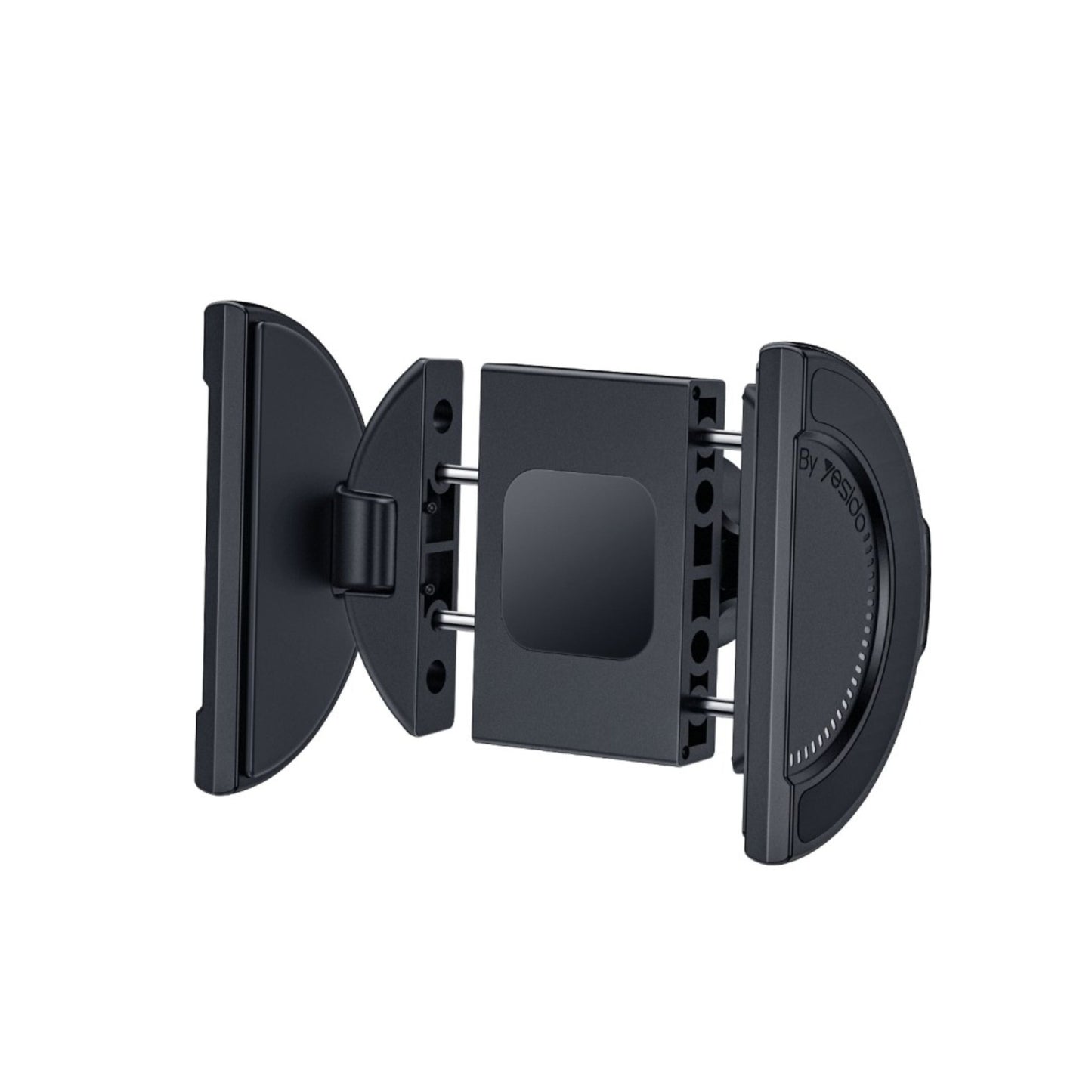 Yesido C253 2-in-1 Car Phone Holder with Magnetic Stability and Secure Clip for Air Vent Mounting - Black