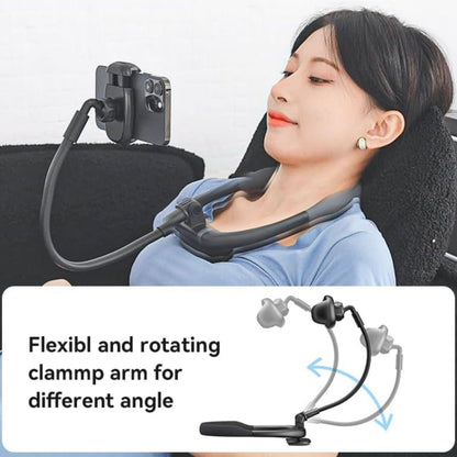 Yesido C291 Neck Mounted Lazy Phone Holder - Black