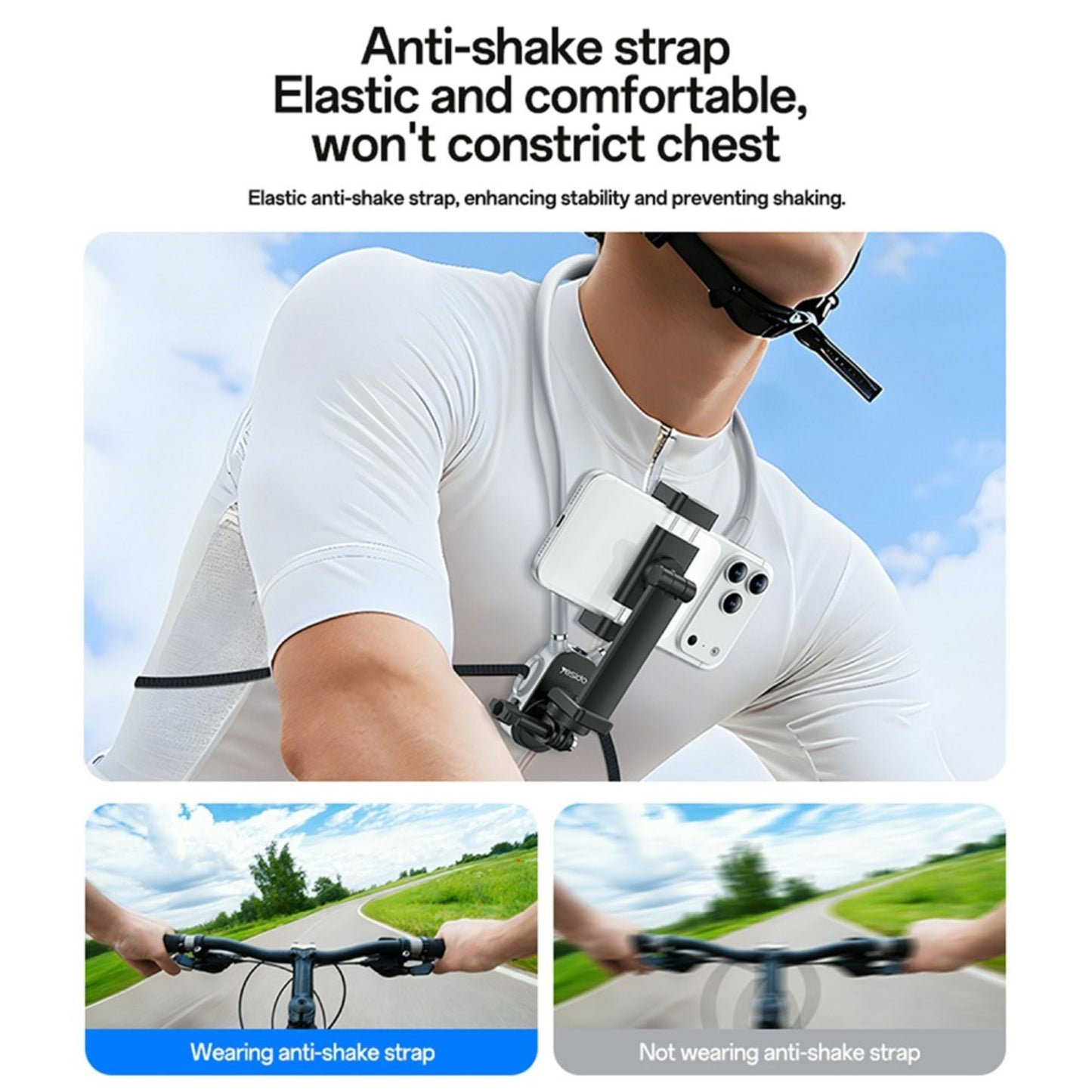 Yesido C334 Multi Functional Neck Mount - Black