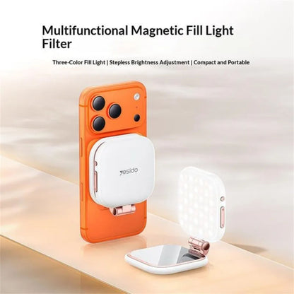 Yesido DH18 4-in-1 Magnetic LED Fill Light - White