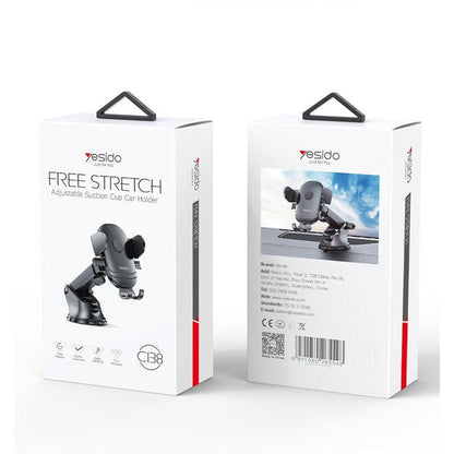 Yesido Free Stretch Adjustable Suction Cup Car Holder C138
