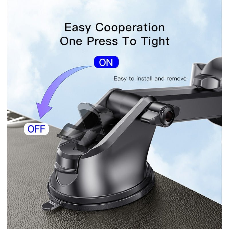 Yesido Free Stretch Adjustable Suction Cup Car Holder C138