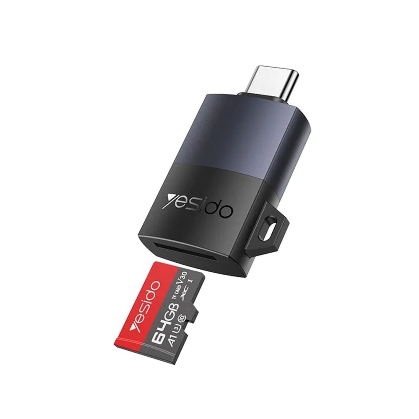 Yesido GS37 USB-C to Micro SD (TF) Card Reader - Black