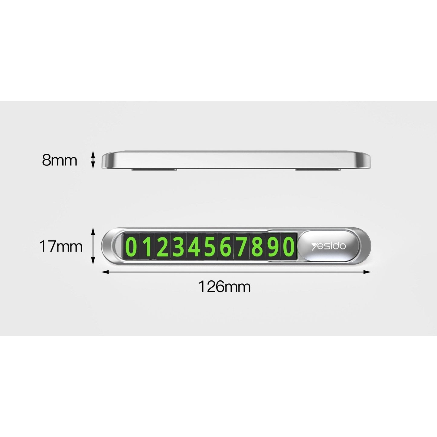 Yesido Temporary Parking Card C88