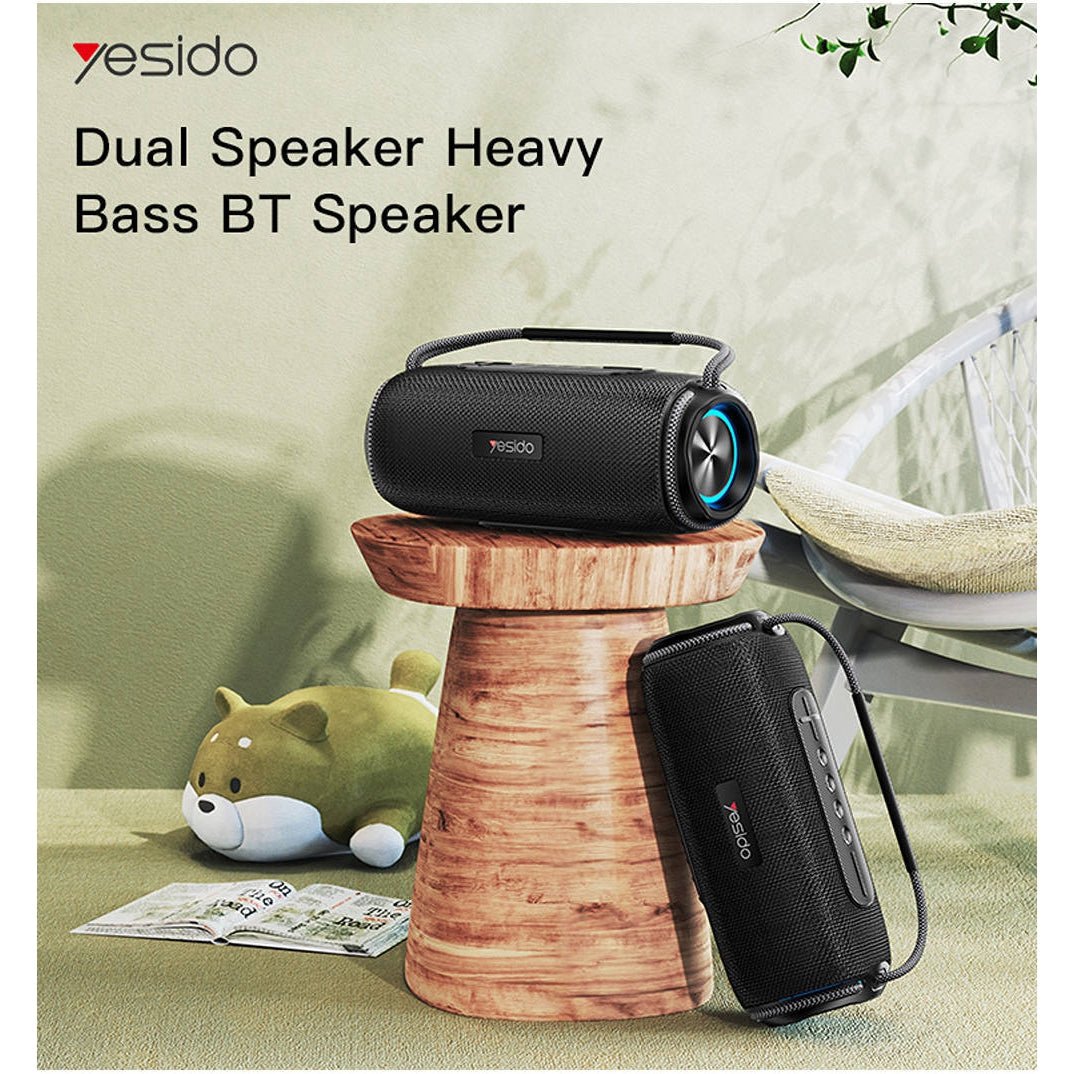 Yesido Wireless Speaker 2600mAh IPX6 YSW11 - Black