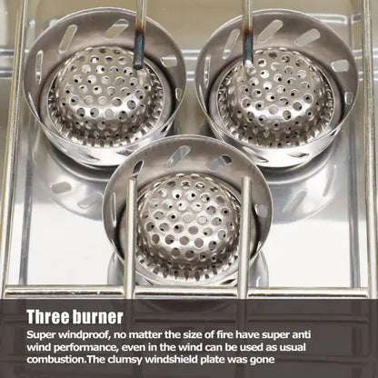 ZYZY Portable Double Burner - Military Brown