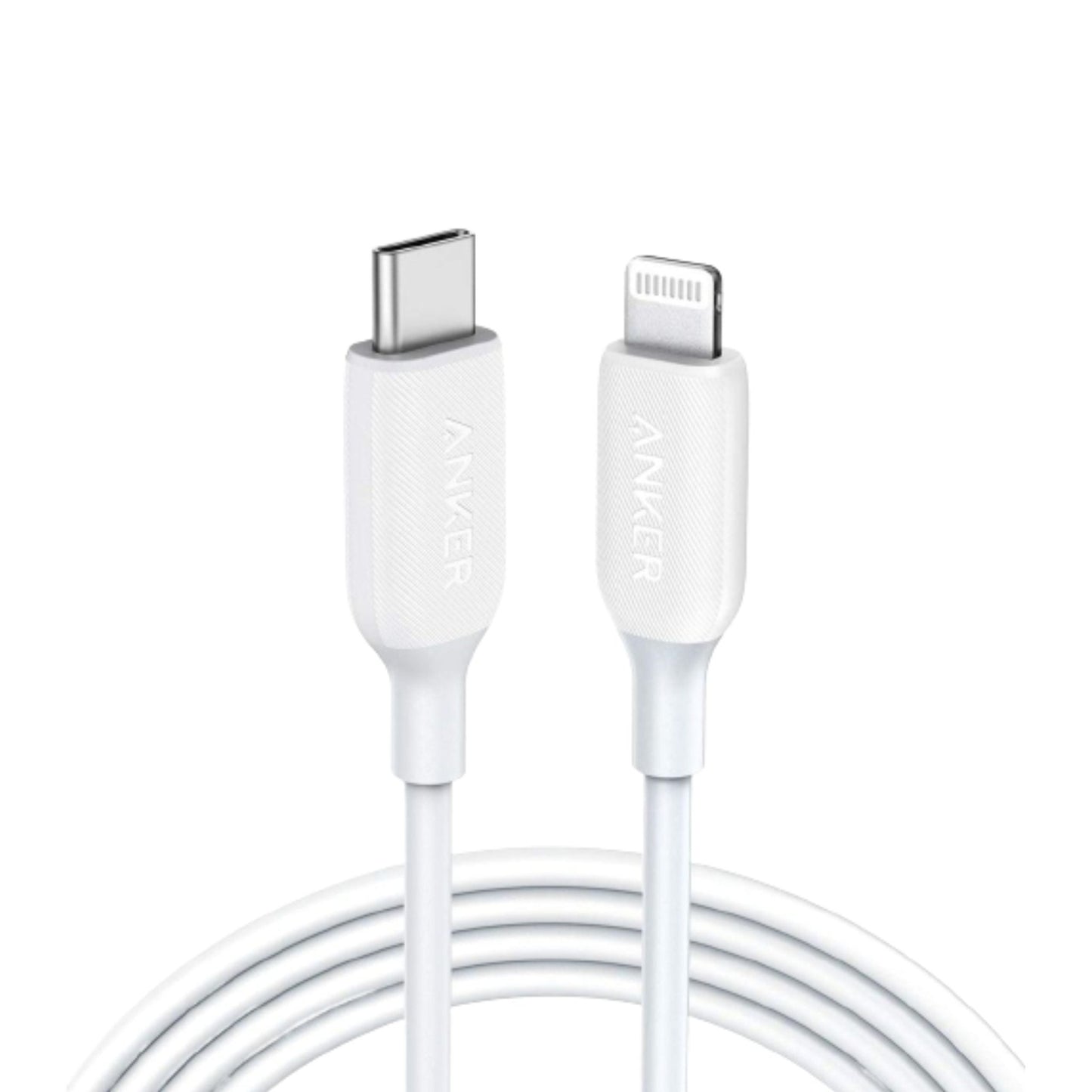 Anker Powerline III USB-C - Lightning Cable 6ft 1.8m - White - STOORE.AE | ستور الامارات