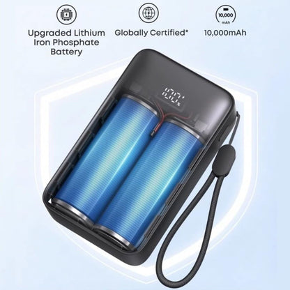 Anker Zolo Power Bank 10000mAh 30W Fast Charging - Black - STOORE.AE | ستور الامارات