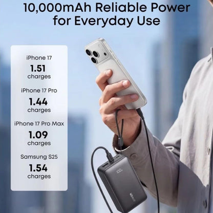 Anker Zolo Power Bank 10000mAh 30W Fast Charging - Black - STOORE.AE | ستور الامارات