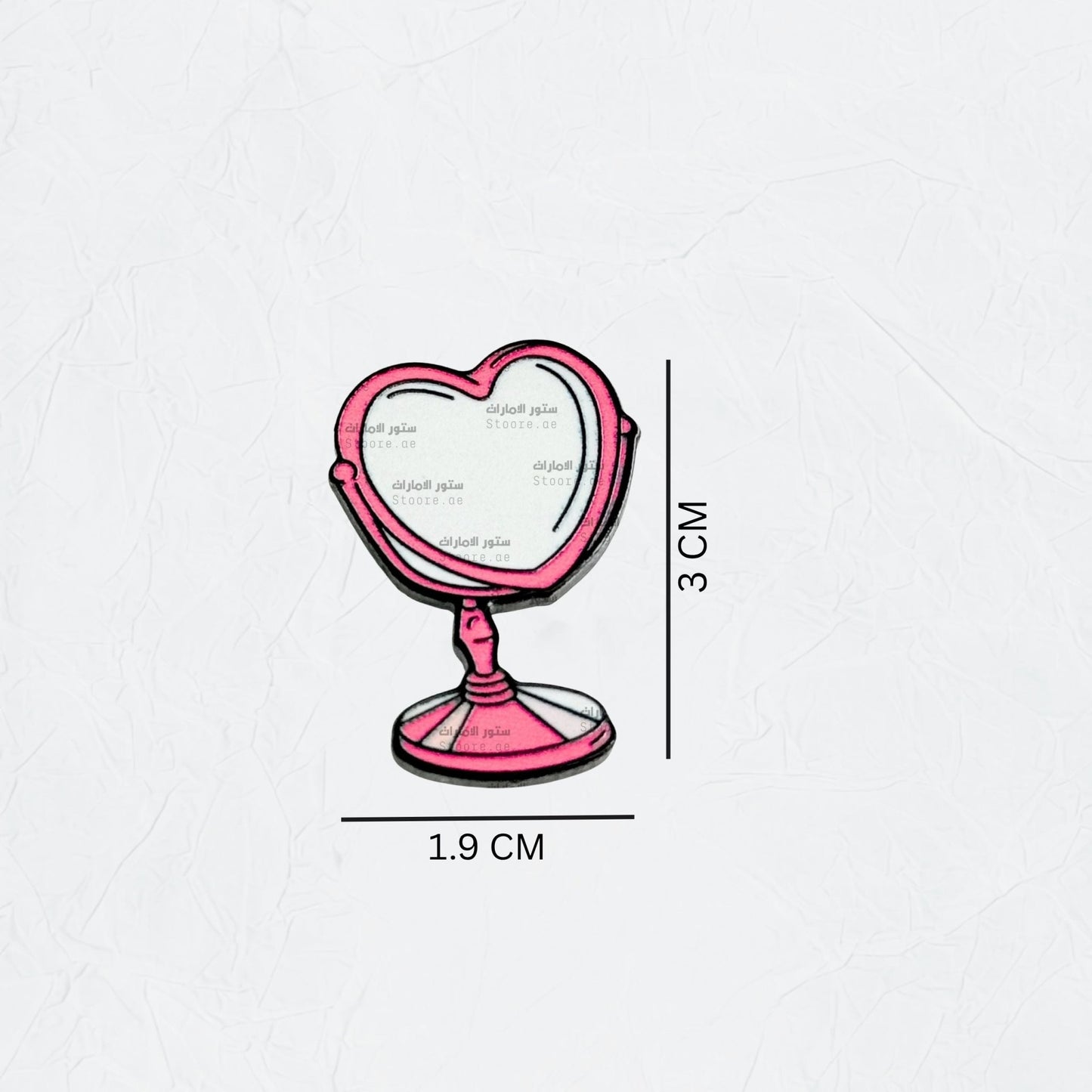 Badge Pink Mirror - STOORE.AE | ستور الامارات