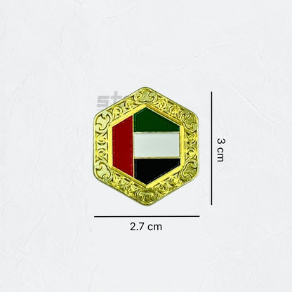 Badge UAE Flag - 19 - STOORE.AE | ستور الامارات