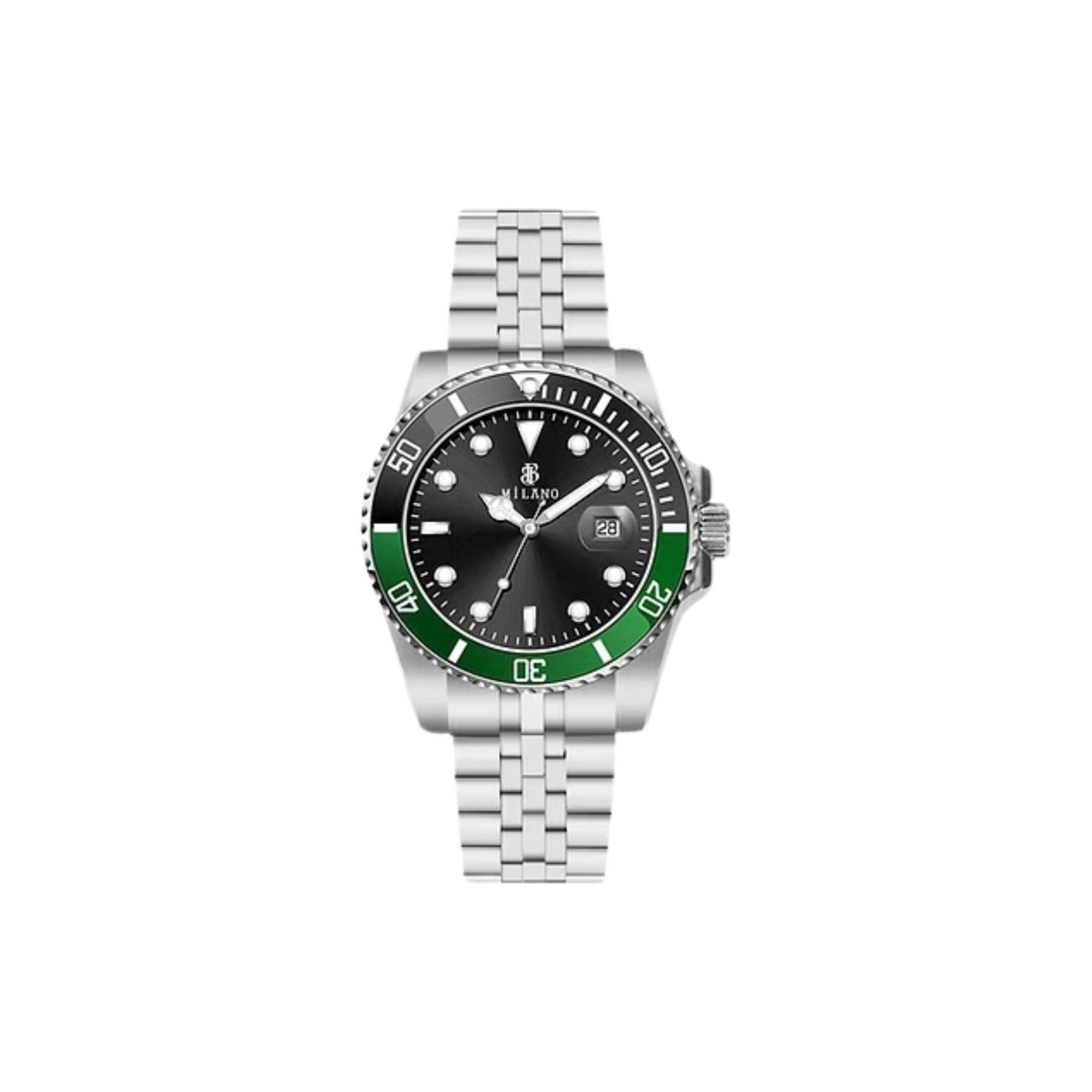BBmilano Men's La Plata Plus Watch - Green - STOORE.AE | ستور الامارات