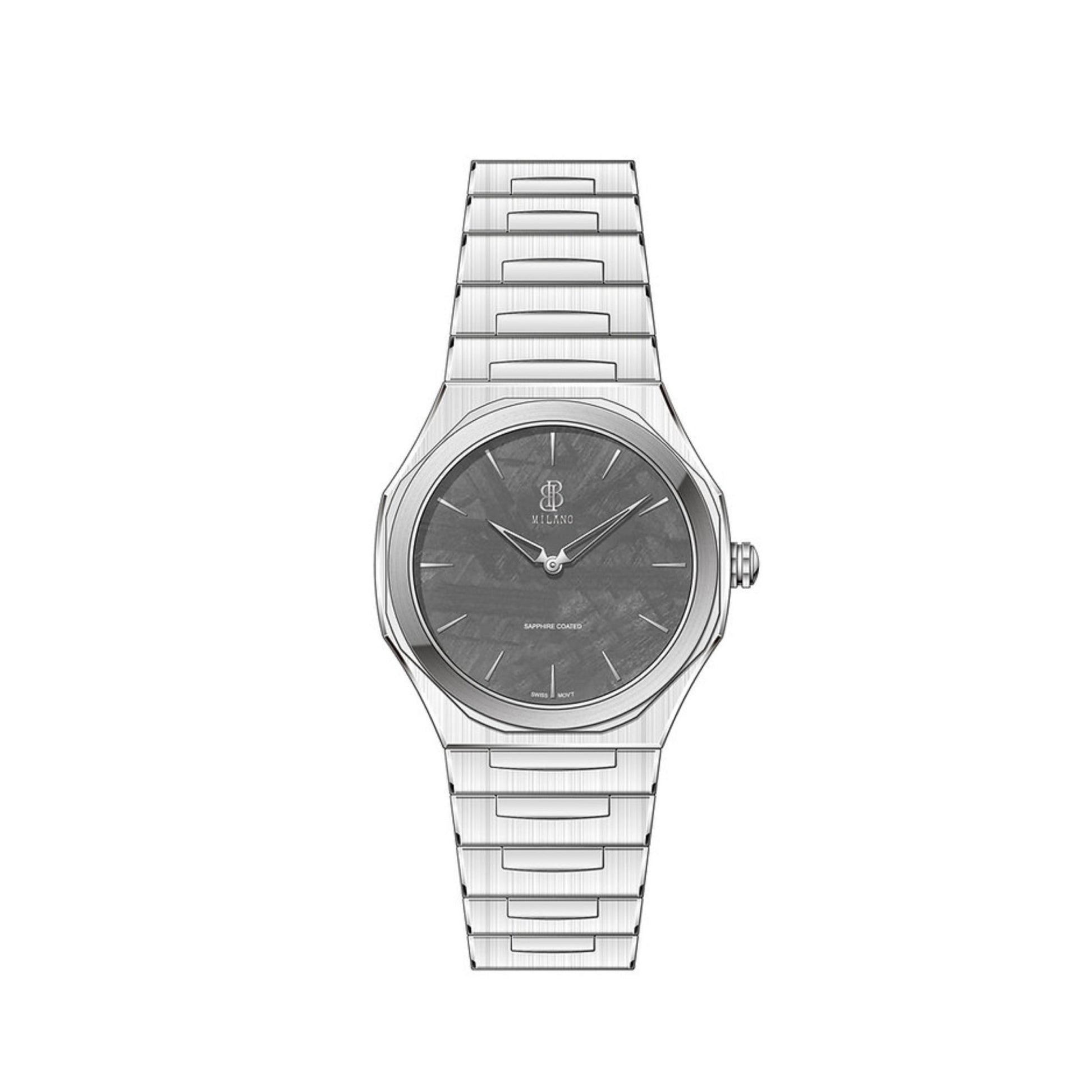 BBmilano Men's Lunar Frost Watch - Grey - STOORE.AE | ستور الامارات