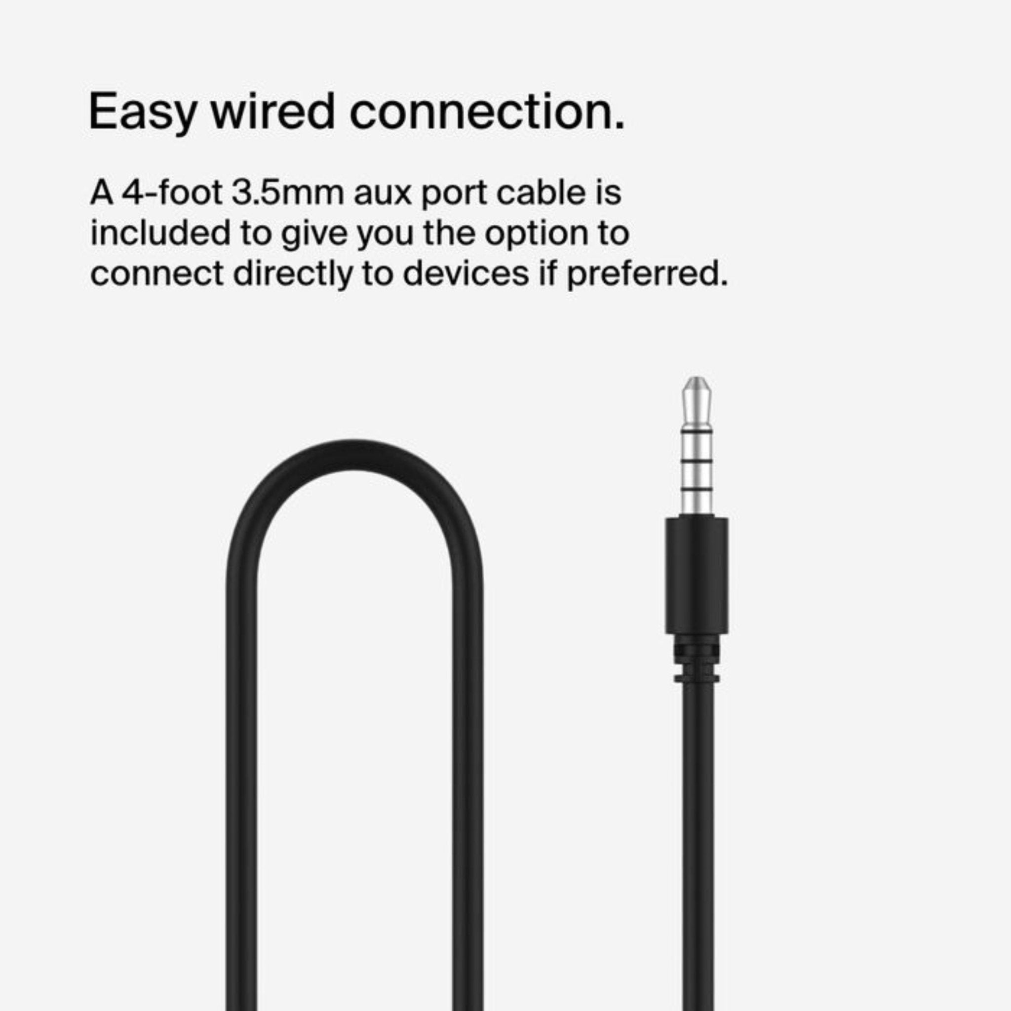 Belkin SoundForm Mini Wireless On - Ear Headphones for Kids - Black - STOORE.AE | ستور الامارات