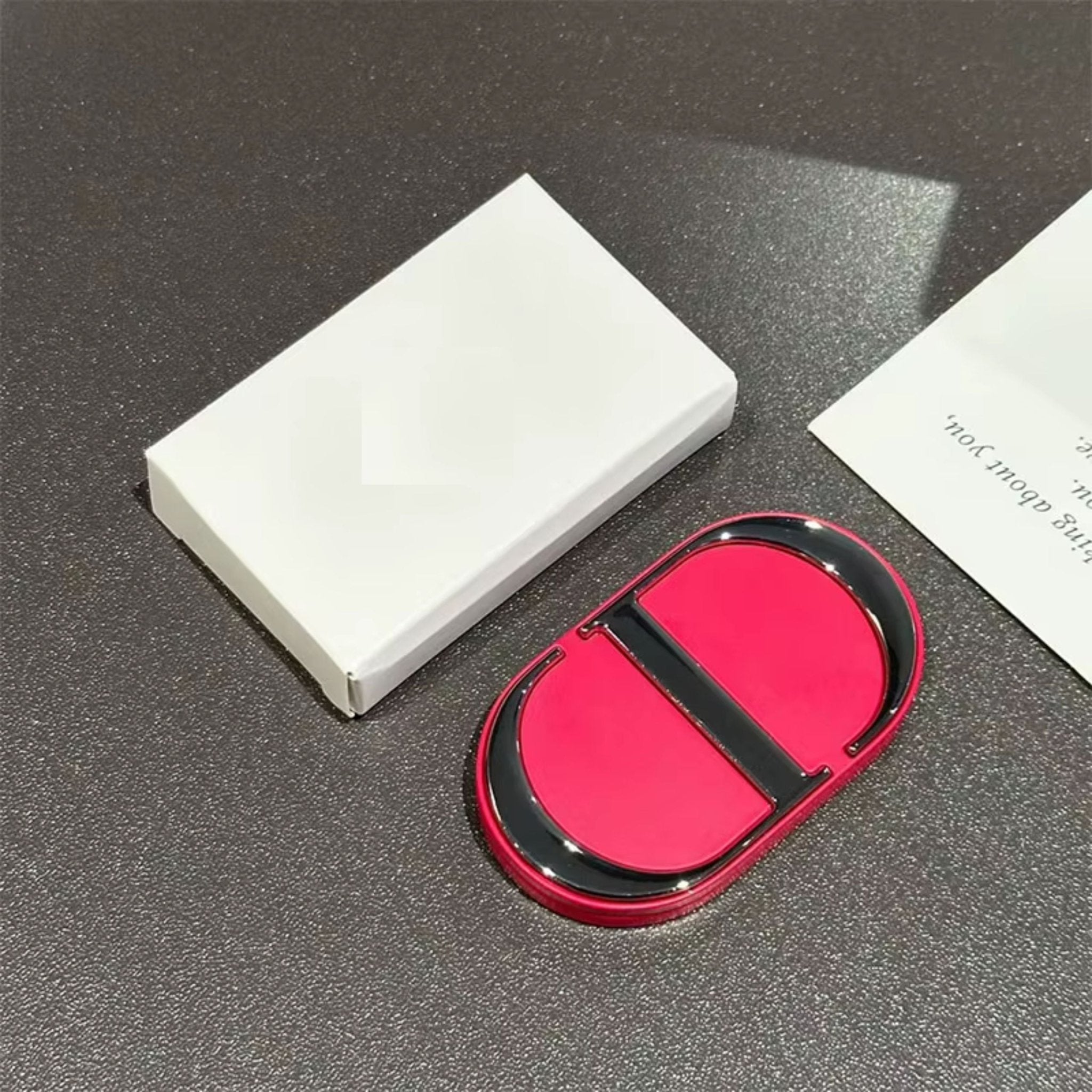 CD Mirror Phone Ring Holder Stand Dual Mirror - STOORE.AE | ستور الامارات