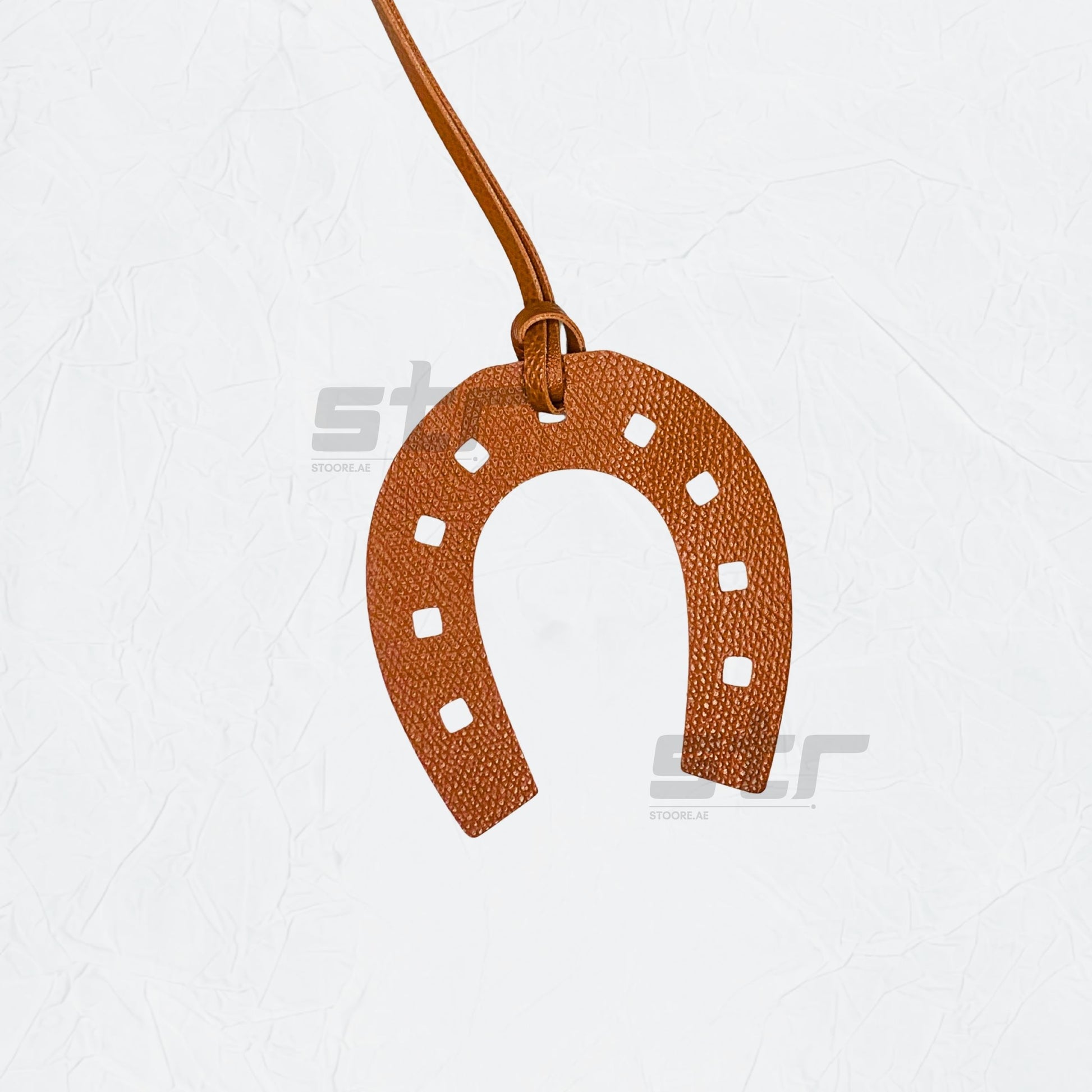 Leather Charm  Horseshoe - 2