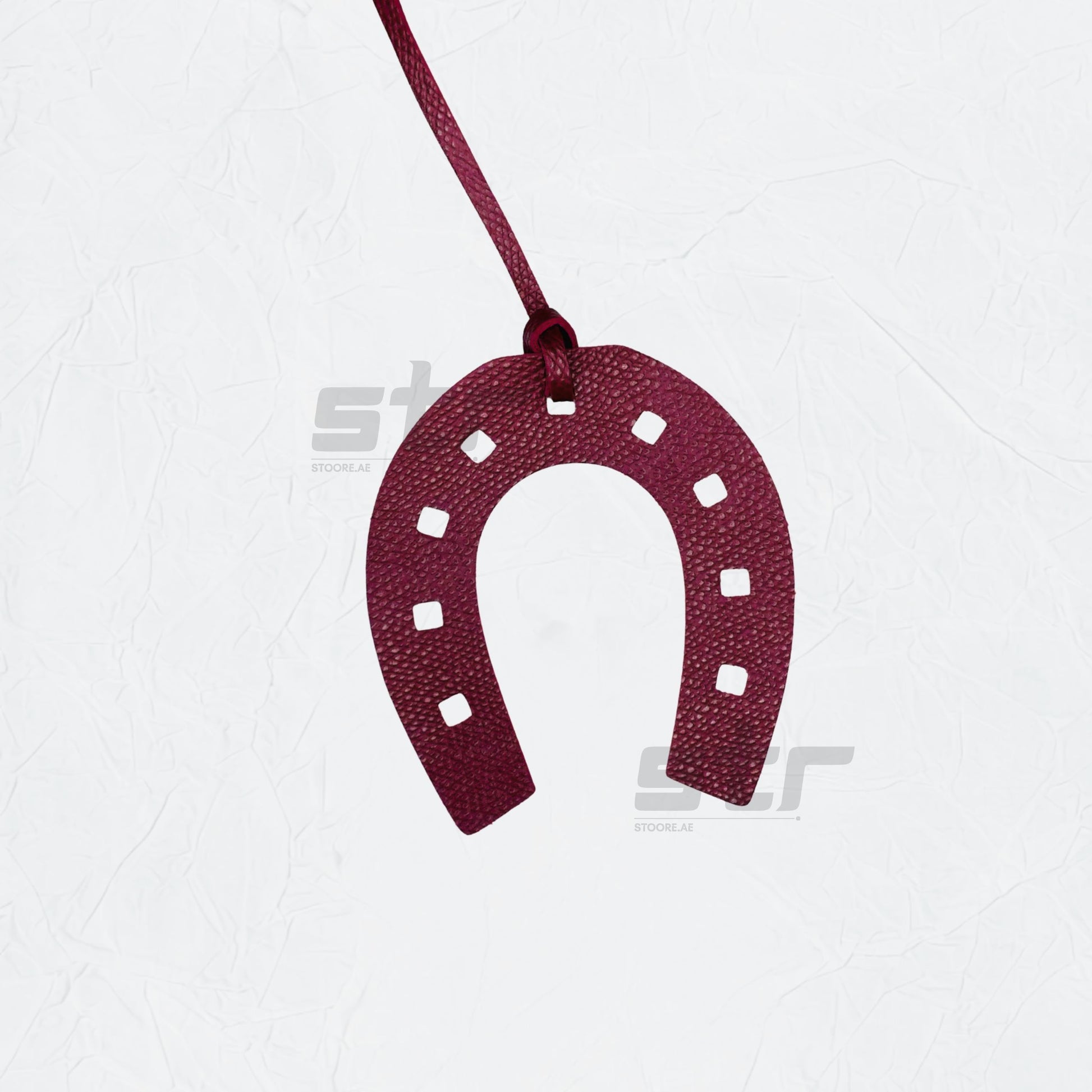 Leather Charm  Horseshoe - 4