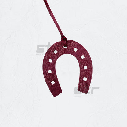 Leather Charm  Horseshoe - 4