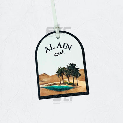 Leather Charm Double Side Alain - 3