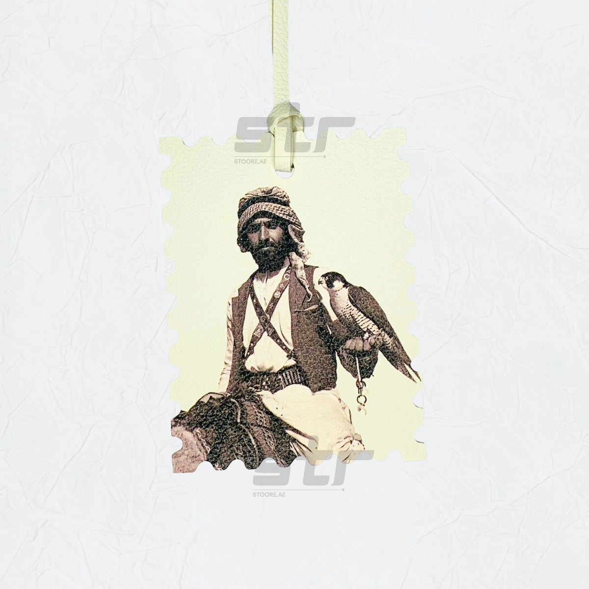 Leather Charm Double Side Sheikh Zayed bin Sultan Al Nahyan - 10