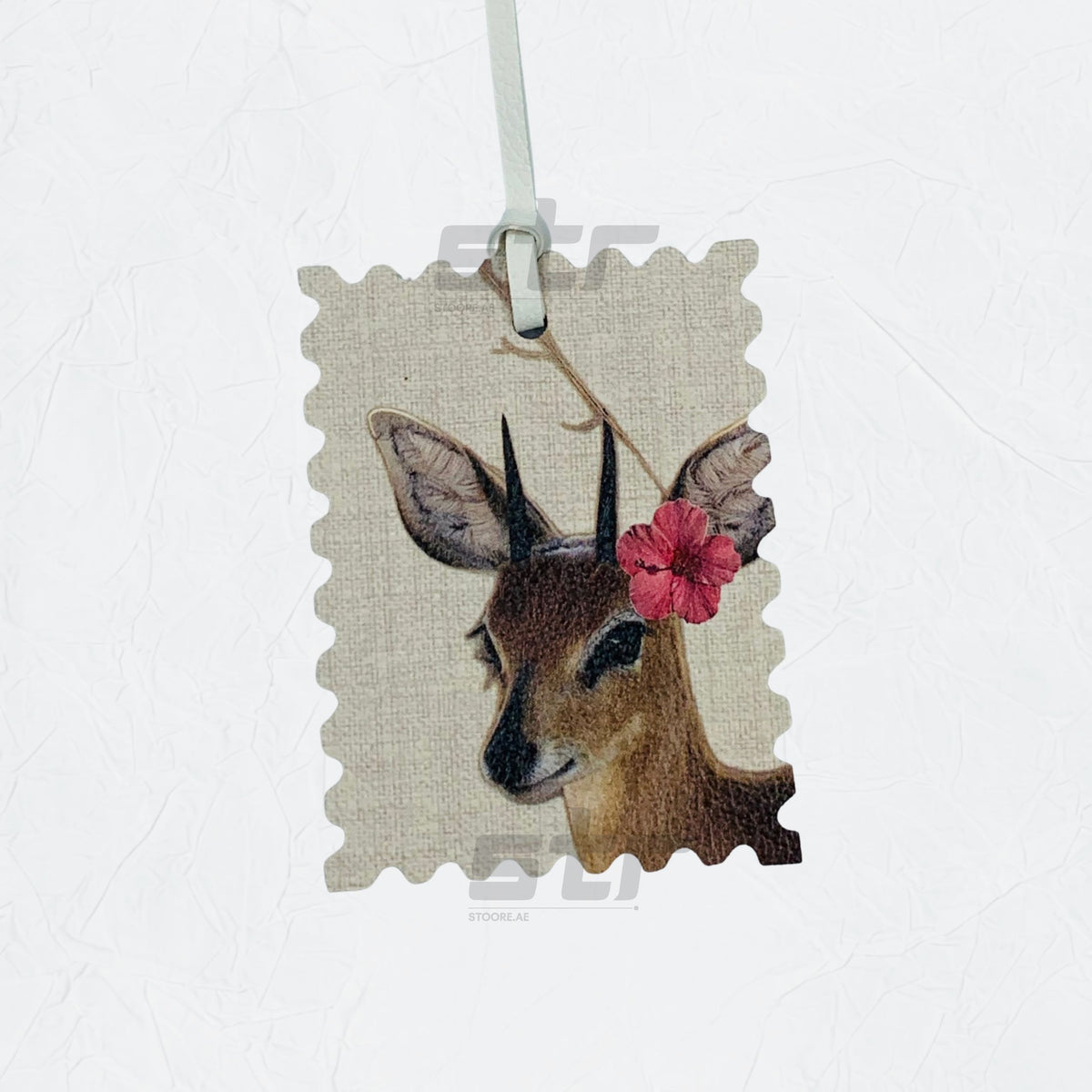 Leather Charm Double Side Gazelle - 5