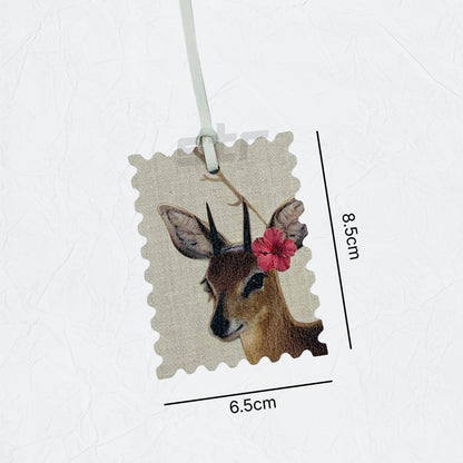 Leather Charm Double Side Gazelle - 5