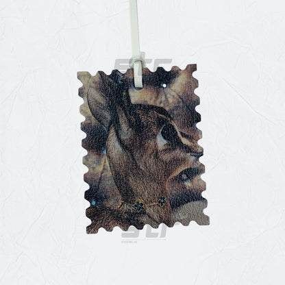 Leather Charm Double Side Gazelle - 6
