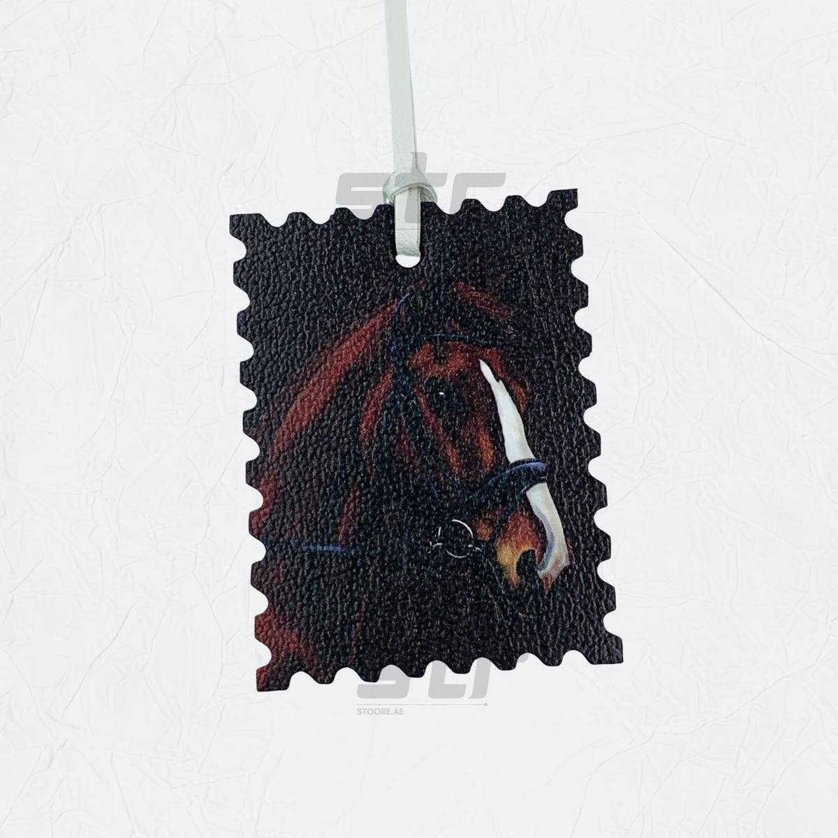 Leather Charm Double Side Horse - 5