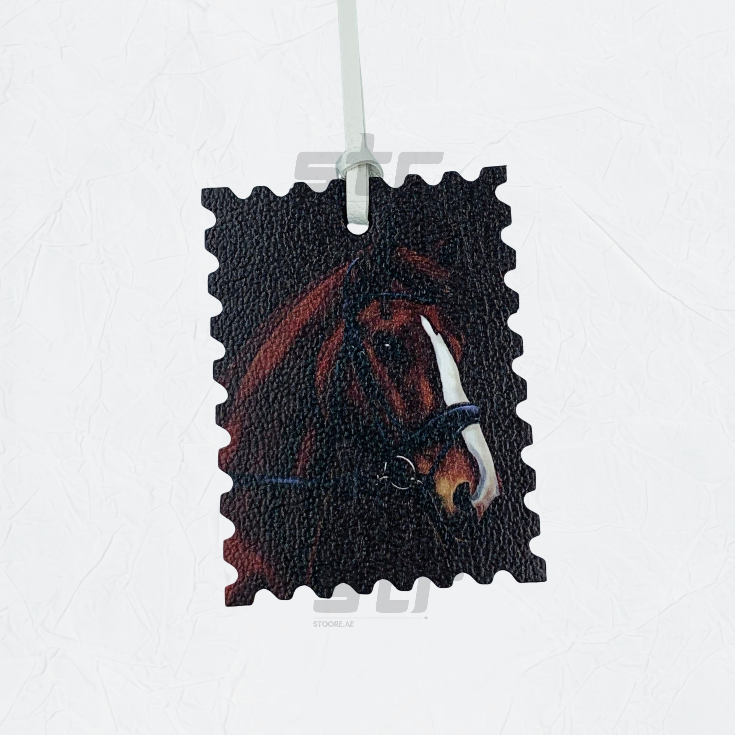 Leather Charm Double Side Horse - 5