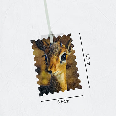 Leather Charm Double Side Gazelle - 7