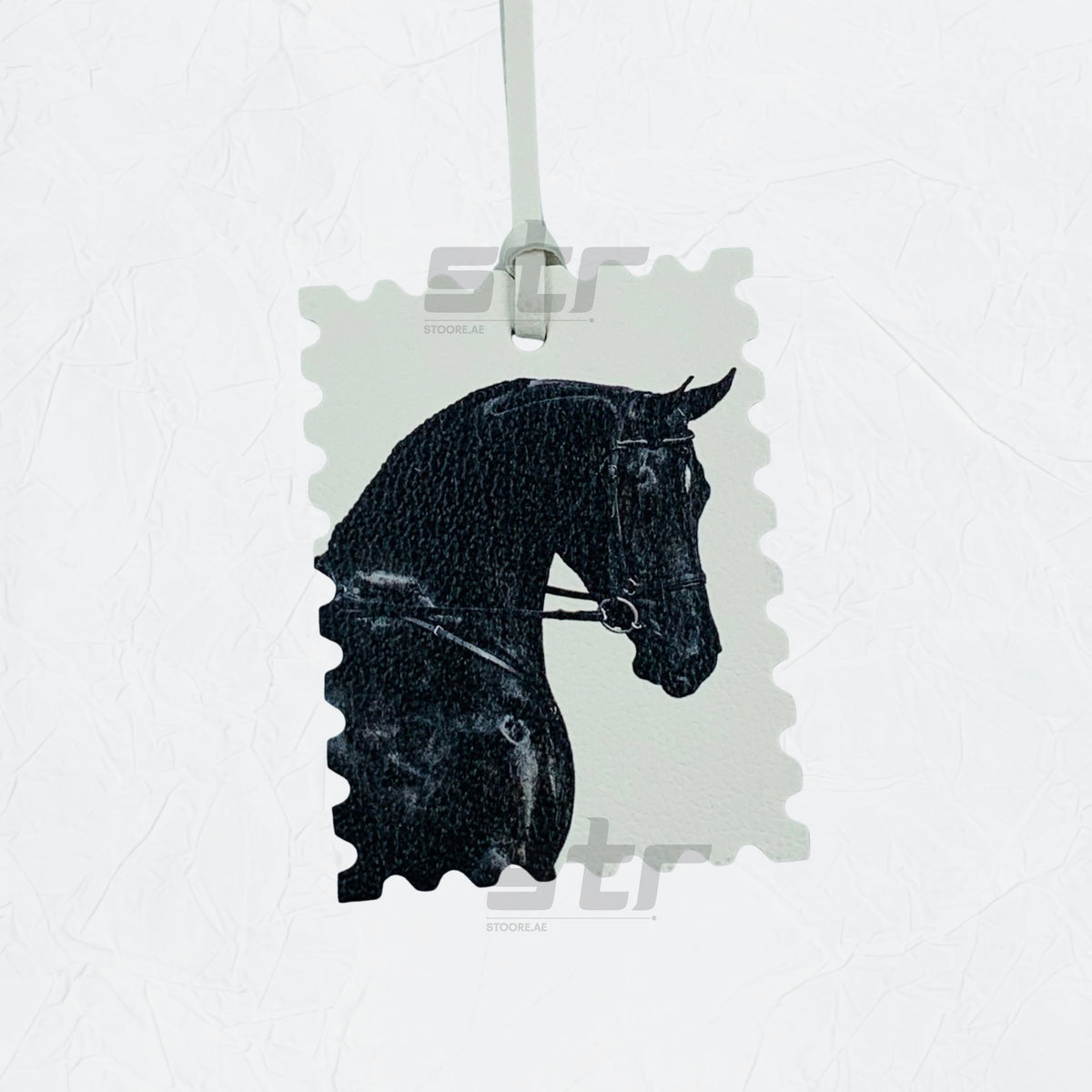 Leather Charm Double Side Horse - 6