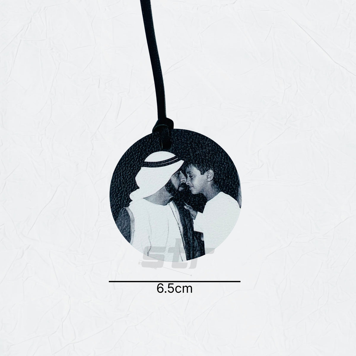 Leather Charm Double Side Sheikh Zayed bin Sultan Al Nahyan - 13