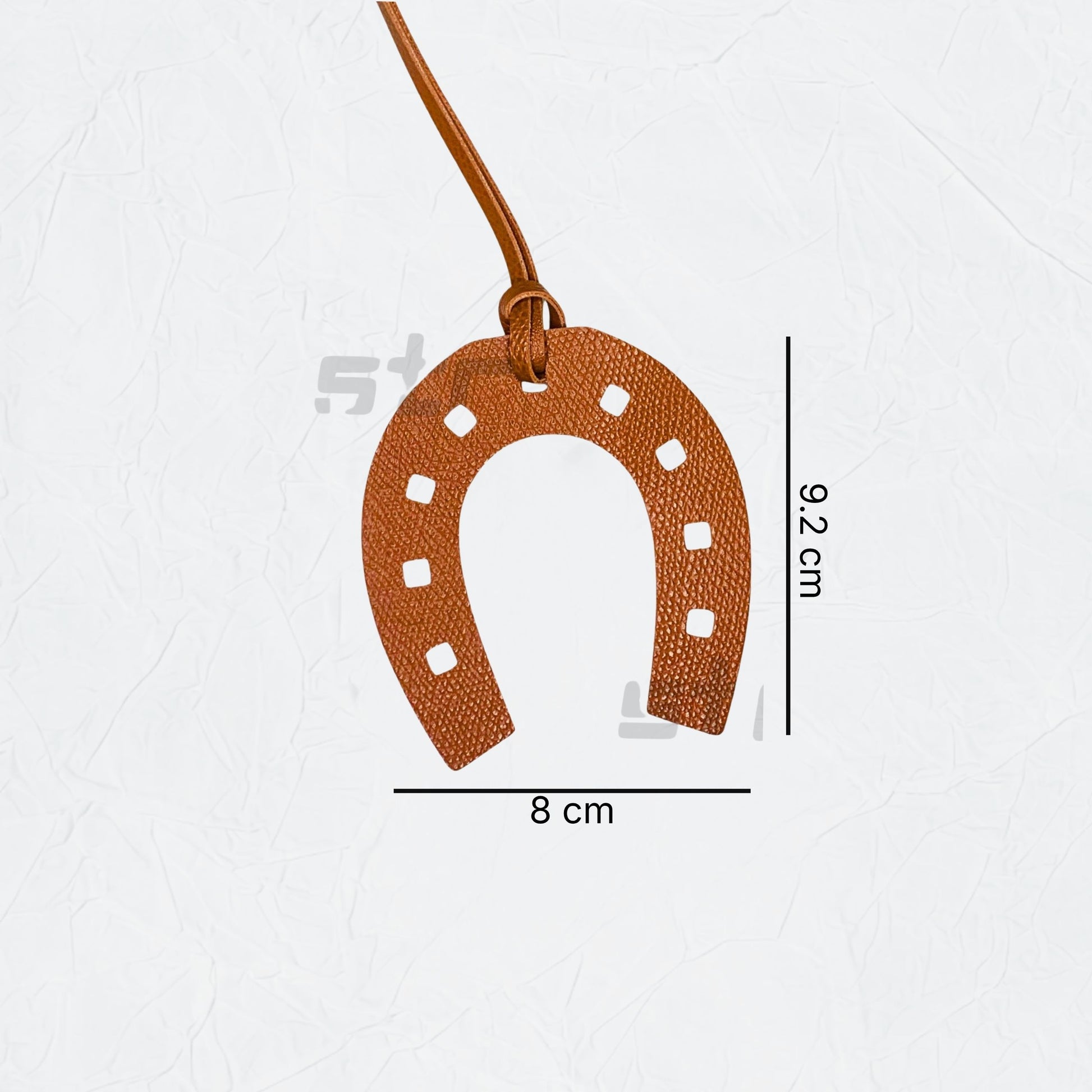 Leather Charm  Horseshoe - 2
