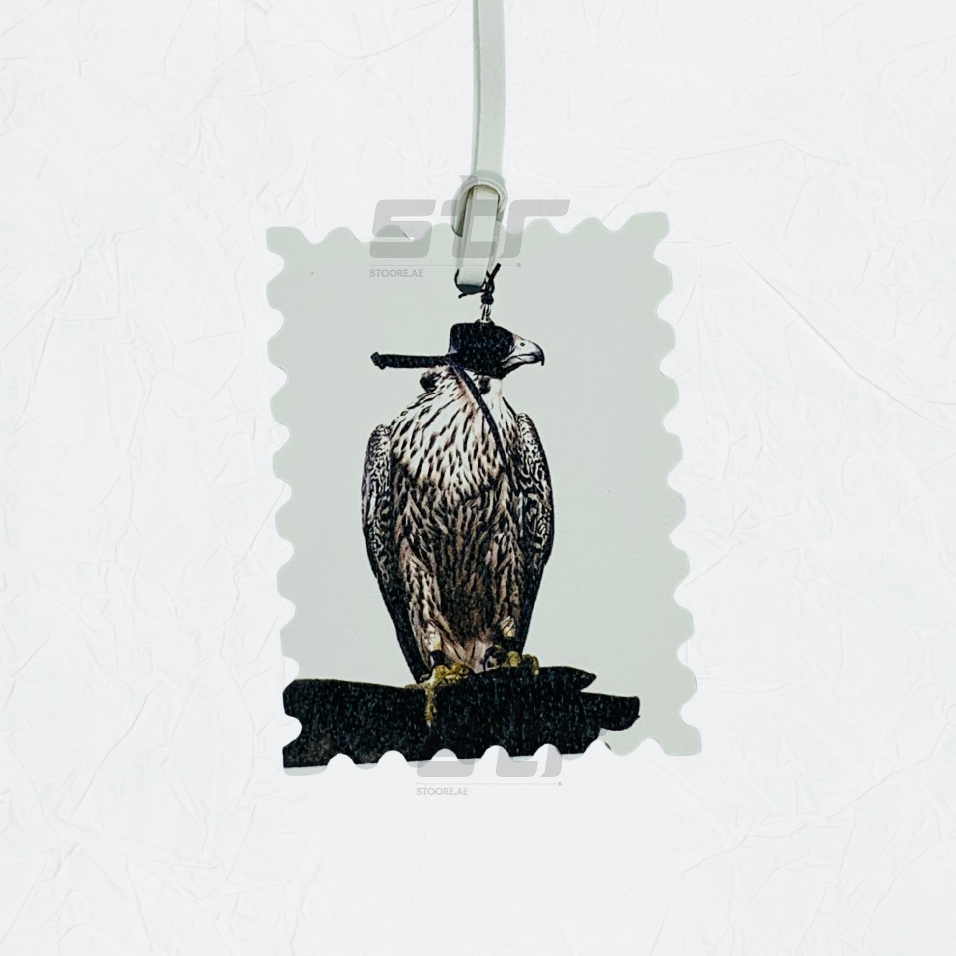 Leather Charm Double Side Falcon - 4